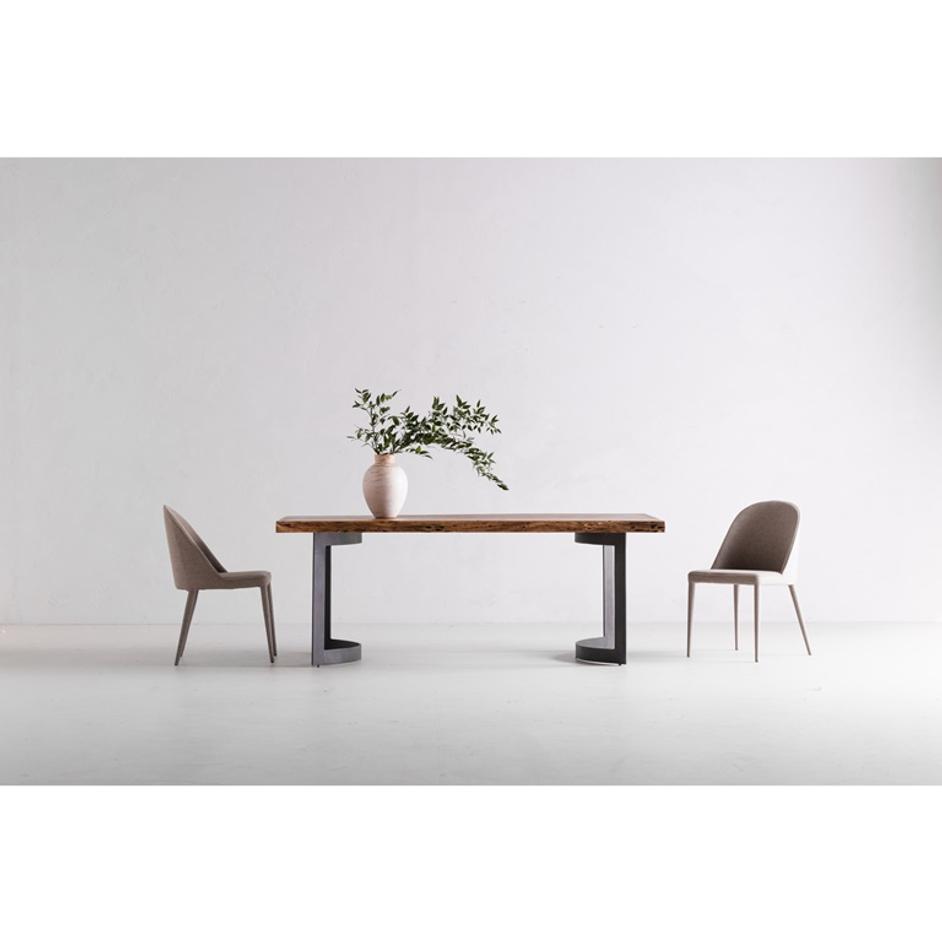 BENT DINING TABLE EXTRA SMALL SMOKED by Moes Home