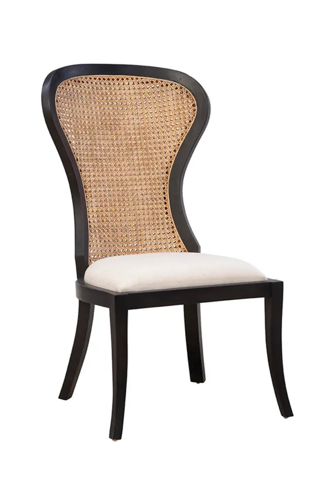 Black Adrina Side Chair by Furniture Classics