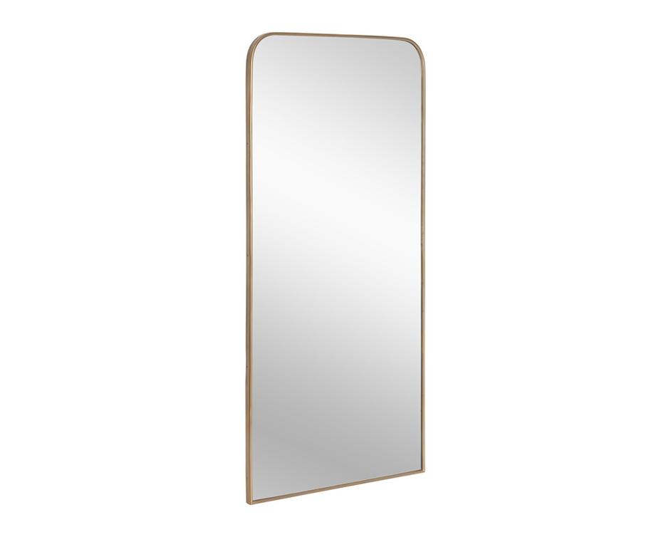 Calabasas Floor Mirror - Brass by Sunpan