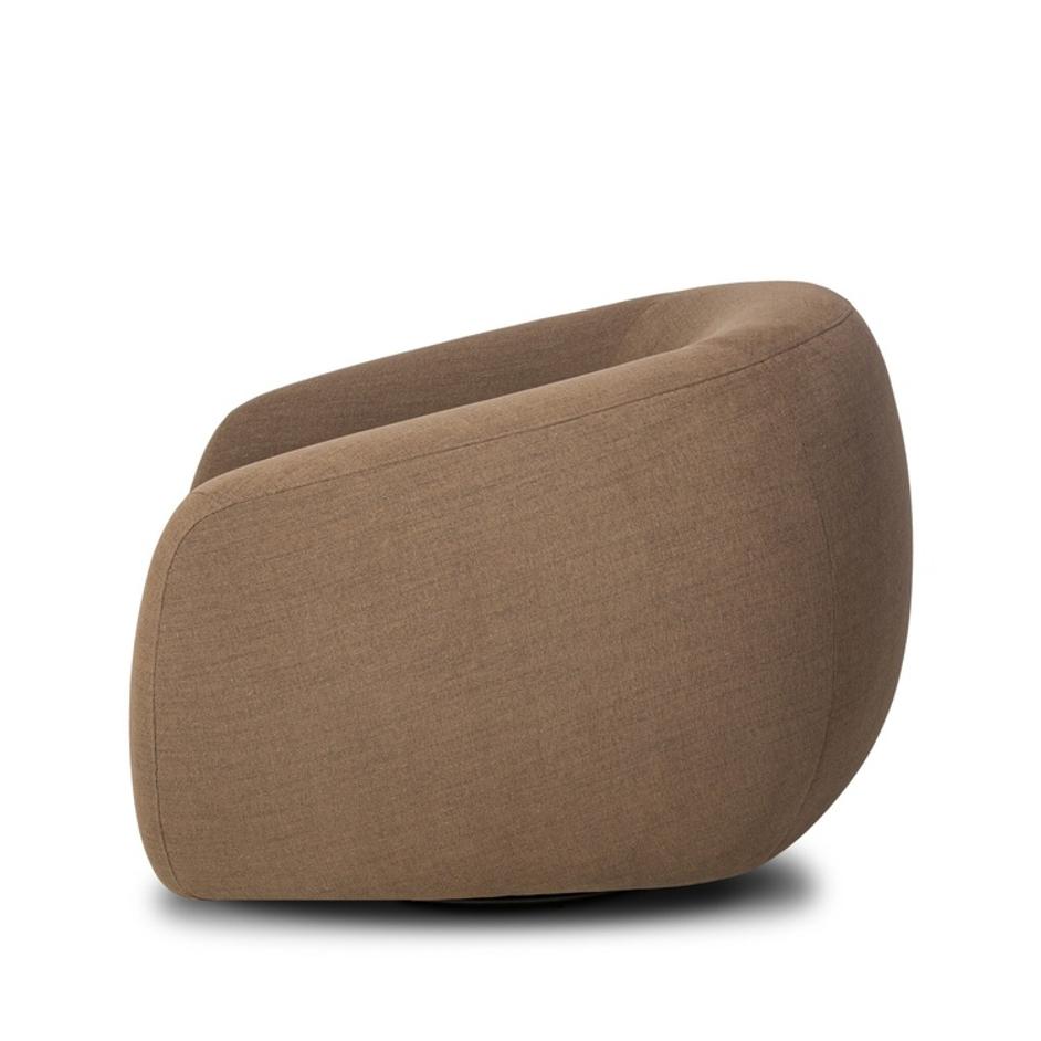 Channing Swivel Chair - Crypton Nomad Mushroom by Four Hands