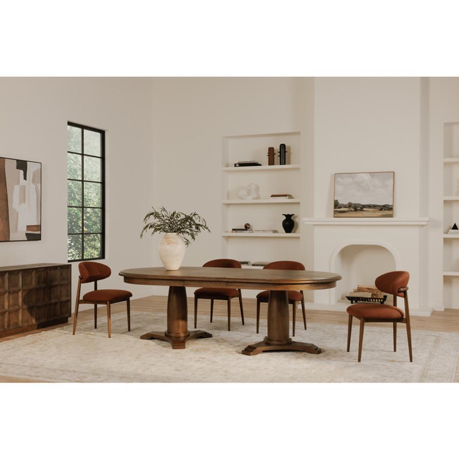 Ellie Dining Chair Rust by Moes Home