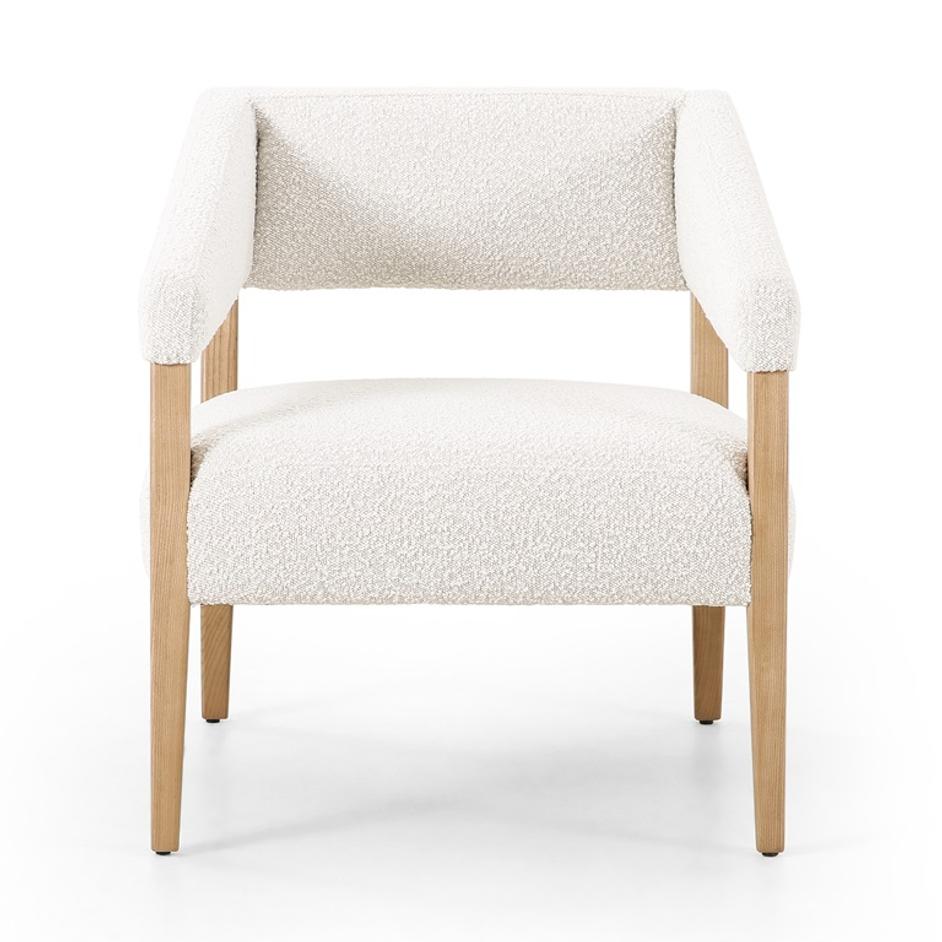 Gary Club Chair In Knoll Natural by FOUR HANDS
