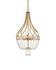 Ingénue Gold Chandelier In Antique Gold Leaf by Currey & Company