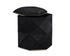 Ashanti Storage Ottoman - Gold - Black by Sunpan