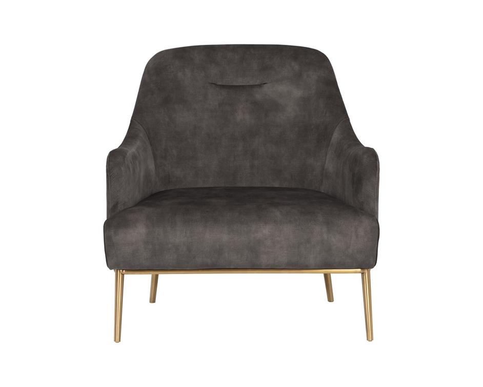 Cameron Lounge Chair - Nono Shitake by Sunpan