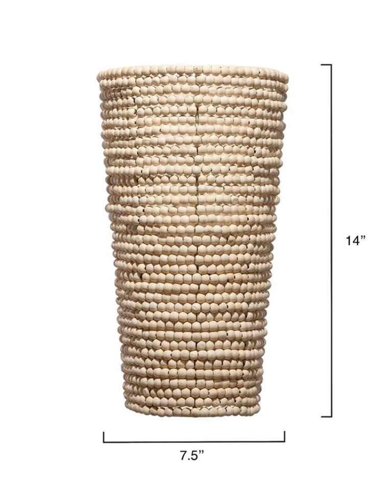  Seawall 1-Light Beaded Cone Wall Sconce by Jamie Young