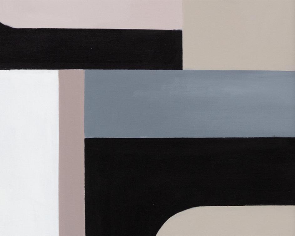 RADICAL INTERPRETATION (SET OF 3) - 28" X 66" - BLACK FLOATER FRAME by Sunpan