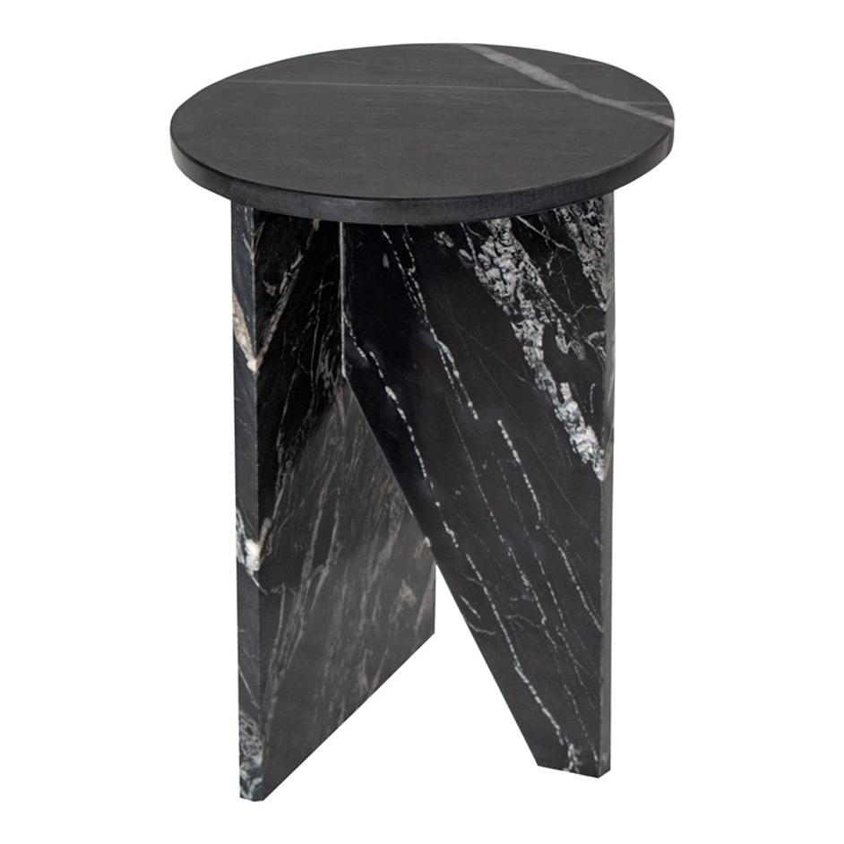 GRACE ACCENT TABLE BLACK MARBLE by Moes Home