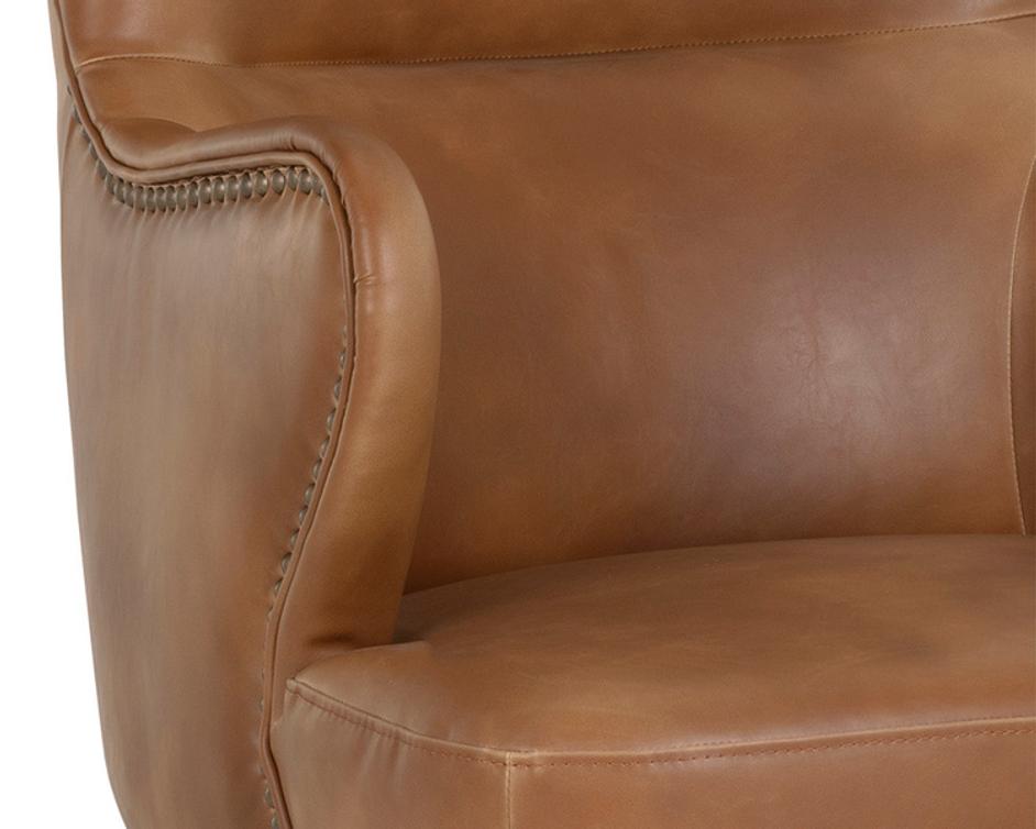 HUBERT OFFICE CHAIR - TOBACCO TAN by Sunpan