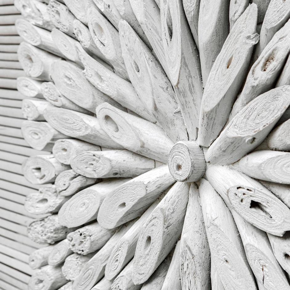 Bahama Wood Whitewashed Wall Decor by Uttermost