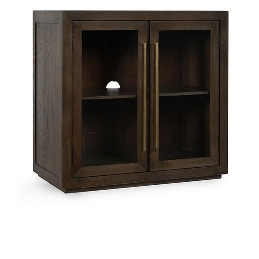 Bradley Oak Wood 2Dr Cabinet Landmark Brown by Classic Home