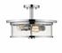 Savannah 3 Light Semi Flush Mount in Chrome Finish by Z-Lite