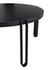 Marcellus Dining Table, 63", Black Metal by Noir Furniture