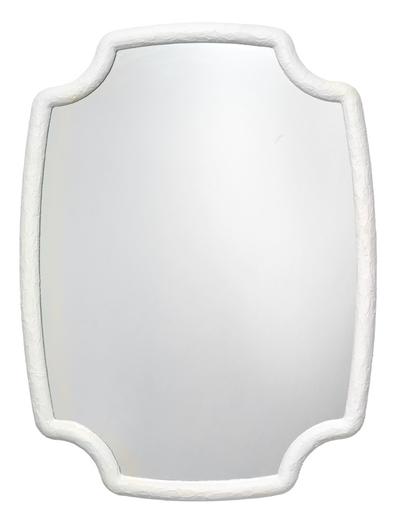Selene Wall Mirror, White by Jamie Young