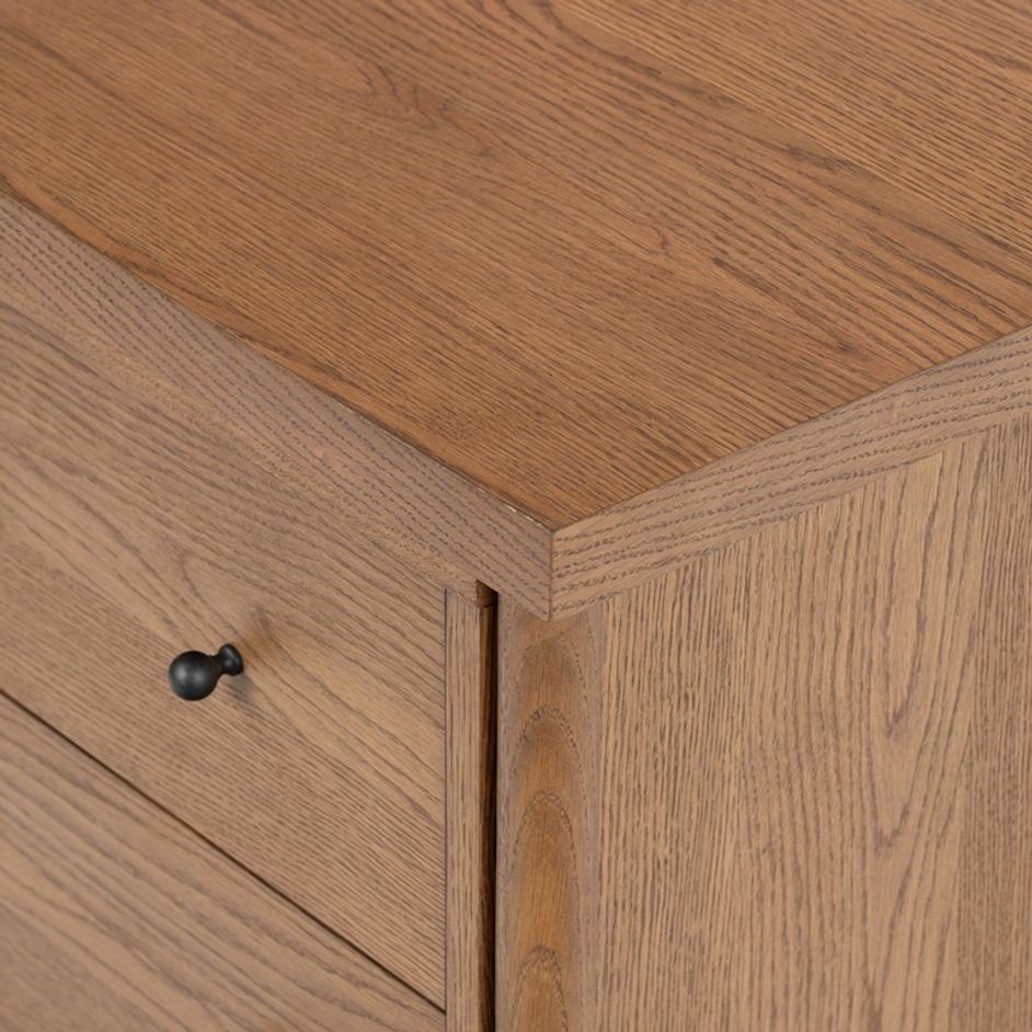 Roark Nightstand - Amber Oak Veneer by Four Hands