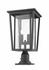 Seoul 2 Light Outdoor Pier Mounted Fixture in Oil Rubbed Bronze Finish by Z-Lite