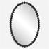 Serna Black Oval Mirror by Uttermost