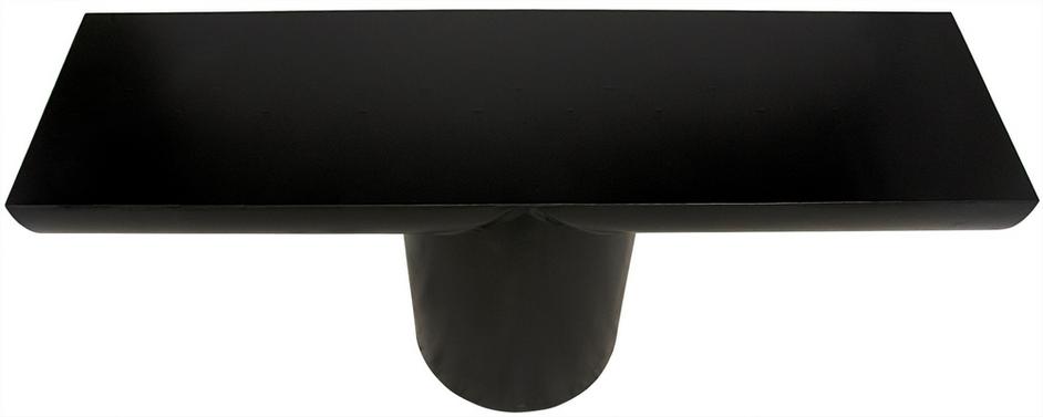 T Console, Black Steel by Noir Furniture