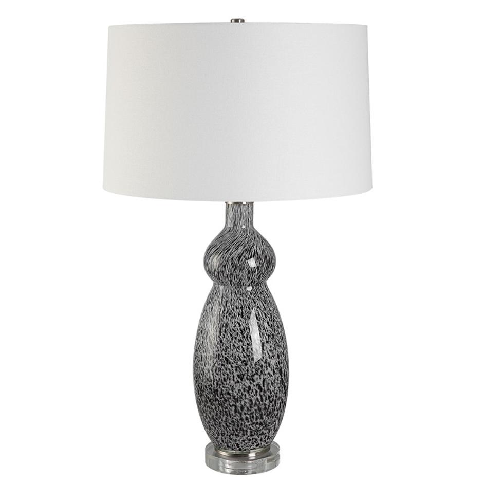Velino Curvy Glass Table Lamp by Uttermost