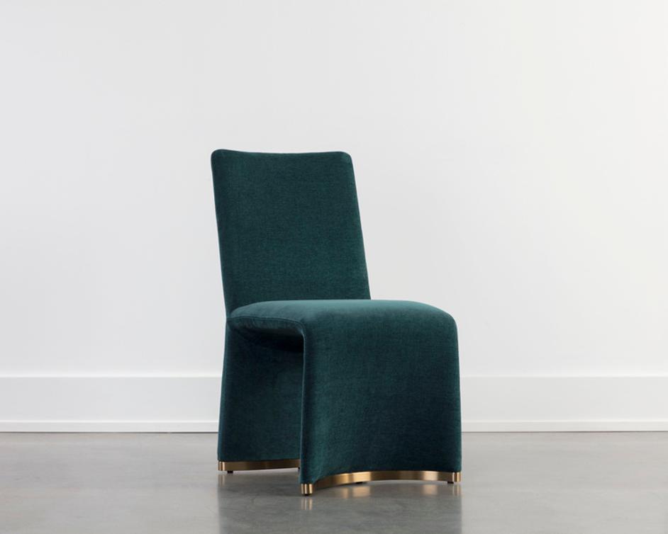 ILUKA DINING CHAIR - DANNY TEAL by Sunpan