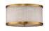 Upsala Alabaster Flush Mount Ceiling Light, Small by Jamie Young