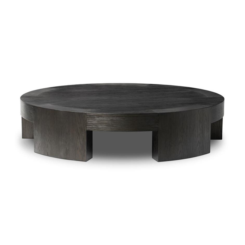 Sheffield Coffee Table Large in Charcoal by FOUR HANDS