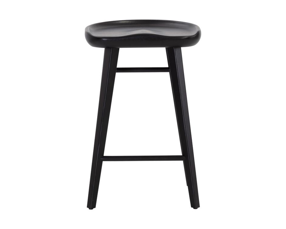 DOMINIC COUNTER STOOL - BLACK by Sunpan