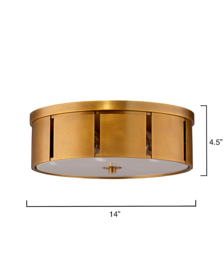 Orbit Metal Flush Mount Ceiling Light, Small by Jamie Young