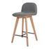 NAPOLI COUNTER STOOL GREY by Moes Home