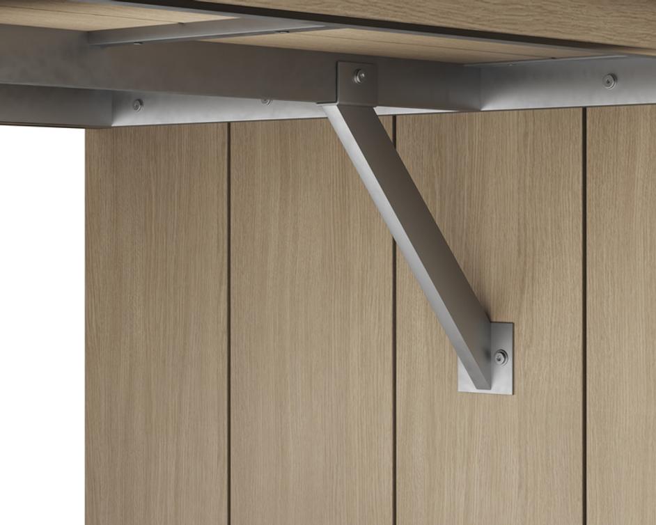 VIGA DINING TABLE - DRIFT BROWN - 94.5" by Sunpan