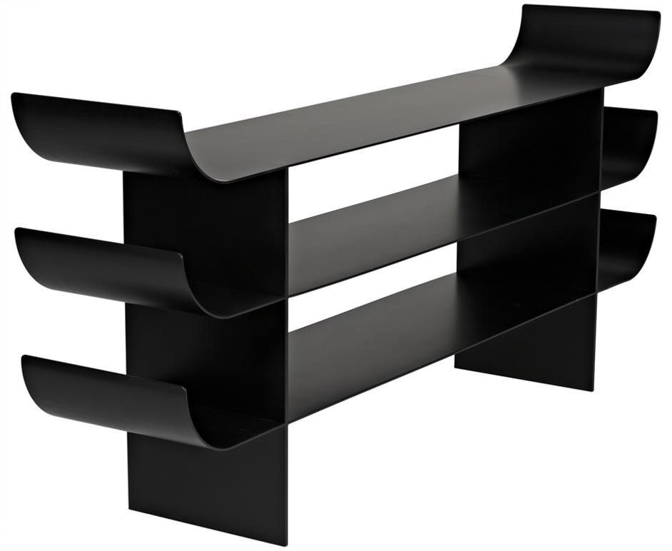 Kyoto Console, Black Steel by Noir Furniture