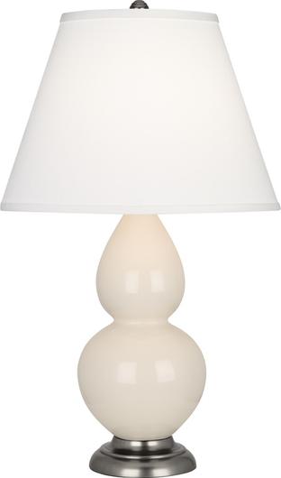 Bone Small Double Gourd Accent Lamp by Robert Abbey