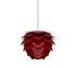 Aluvia Mini Plug-In Pendant in Ruby with Black Cord by UMAGE