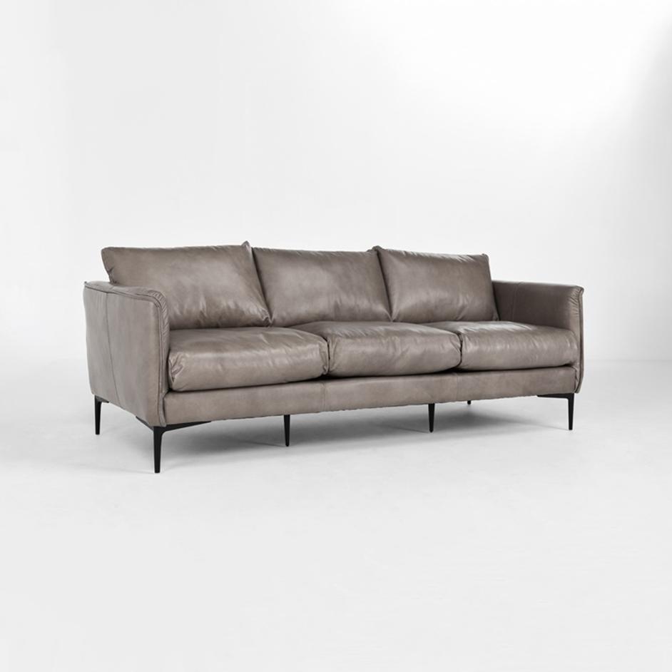 Abigail 85" Sofa Dark Gray by Classic Home