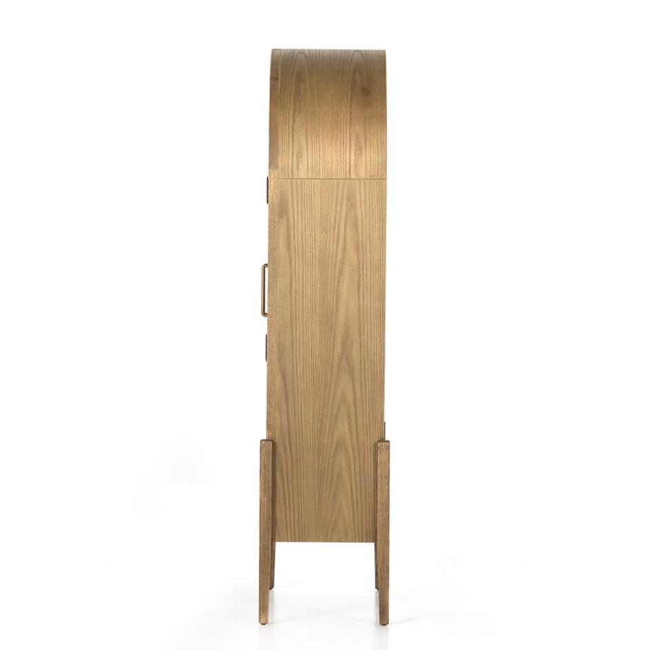 Tolle Cabinet In Drifted Oak Solid by FOUR HANDS