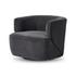 Mila Swivel Chair - Henry Charcoal by Four Hands