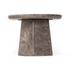 Zane End Table - Warm Grey Marble by Four Hands