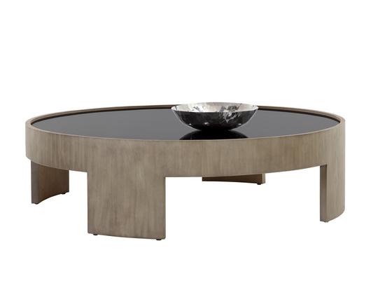 BRUNETTO COFFEE TABLE - LARGE - ASH GREY by Sunpan