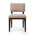 Carlo Dining Chair In Alcala Fawn And Dark Oak And Dark Oak Veneer by Four Hands