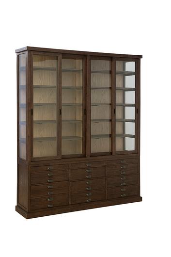 Brown Balmoral Display Cabinet by Furniture Classics