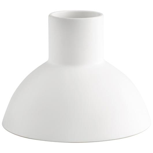 Purezza Vase in White by Cyan Design