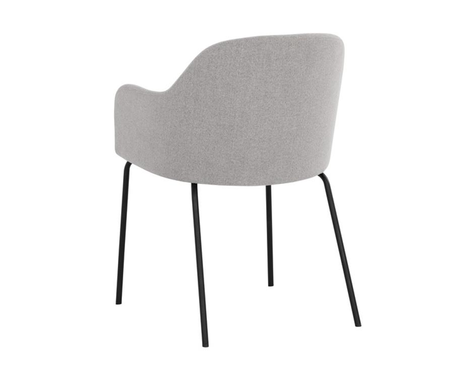 HENSLEY DINING ARMCHAIR - MINA WARM GREY by Sunpan