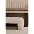 Verity Bench Oatmeal by Moes Home
