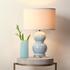 Bubble Ceramic Table Lamp, Blue by Jamie Young