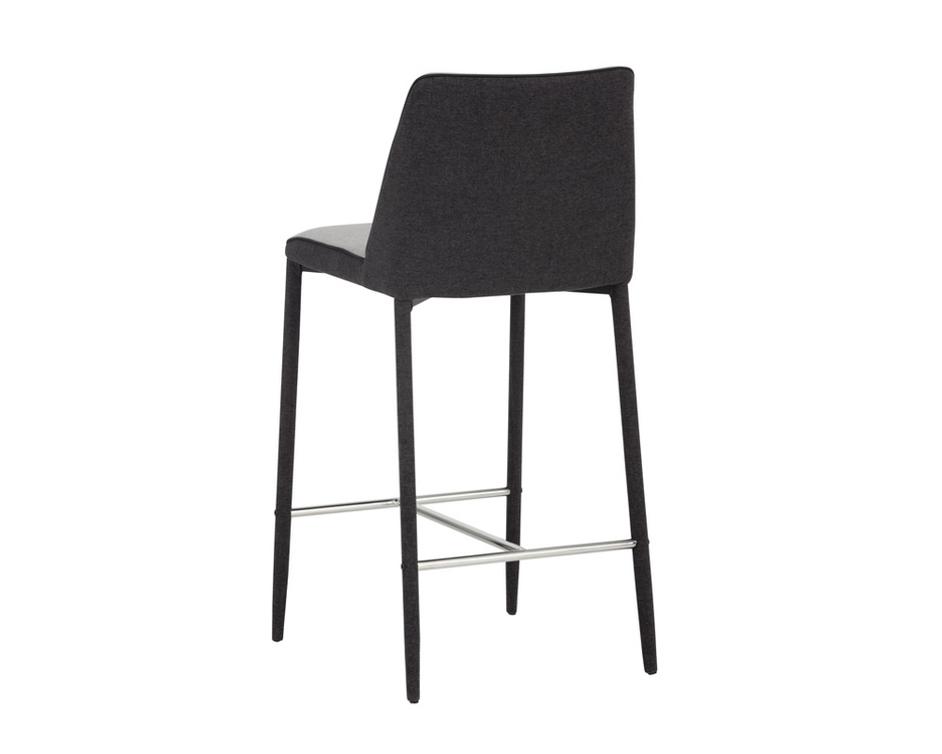 Renee Counter Stool - Armour Grey / Dark Slate by Sunpan