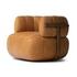 Doss Swivel Chair In Terra Brown Oak by Four Hands
