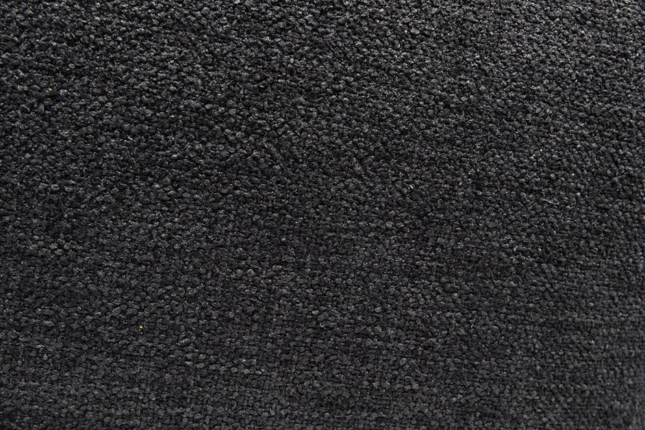 Resurrection Mahogany Chair with Grey Fabric Cushions in Hand-Rubbed Black Finish by Noir Furniture