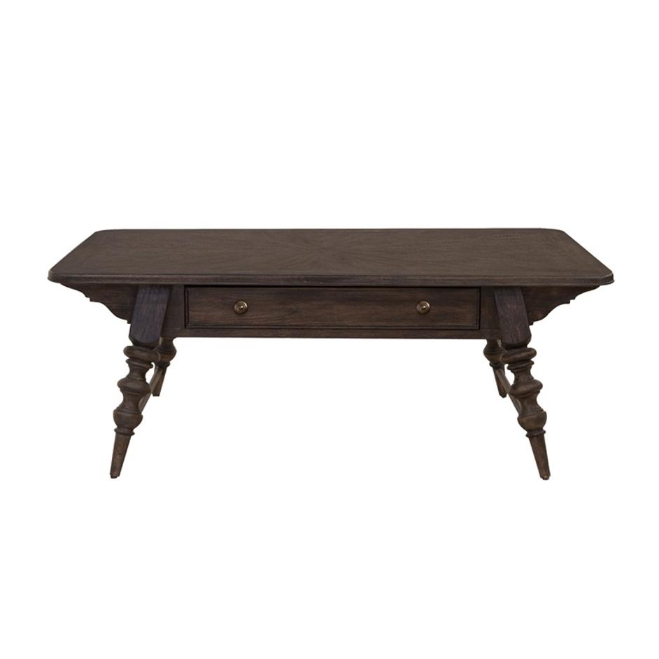 Revival Row Rectangular Cocktail Table with Drawer by Pulaski Furniture