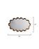 Scalloped Steel Wall Mirror by Jamie Young