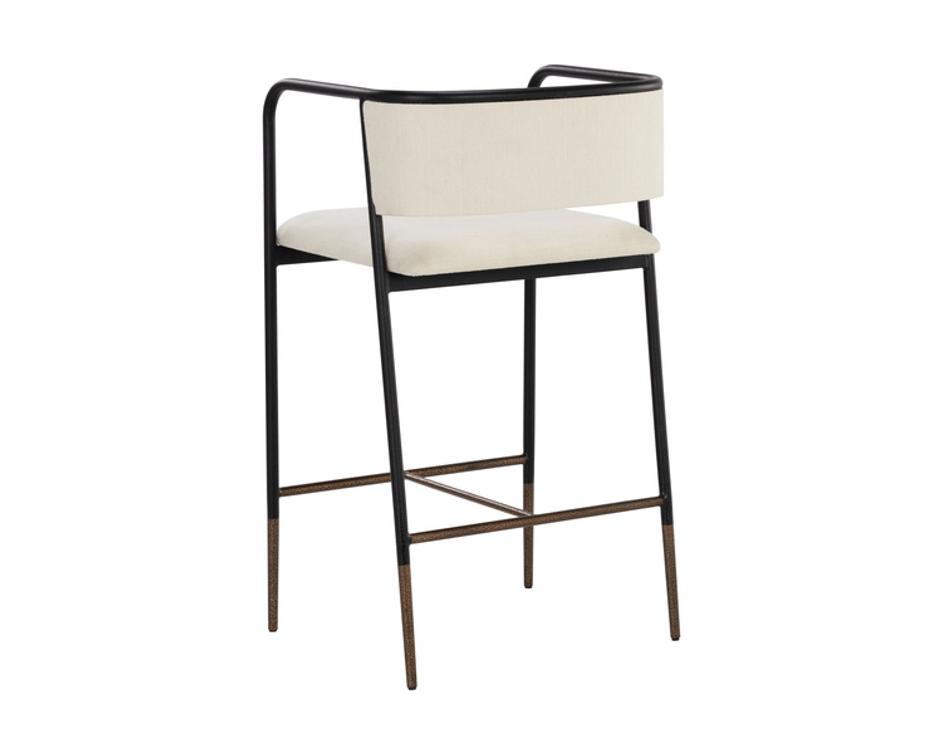 BRENAN COUNTER STOOL - ZENITH ALABASTER by Sunpan